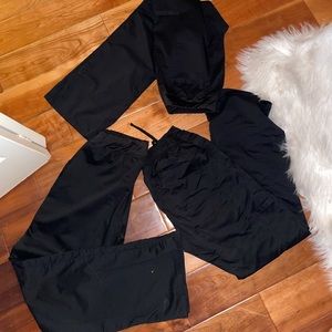 BLACK CHEROKEE SCRUB PANTS